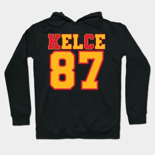 Kelce 87 Kansas City Chiefs Tight End Travis Football Hoodie